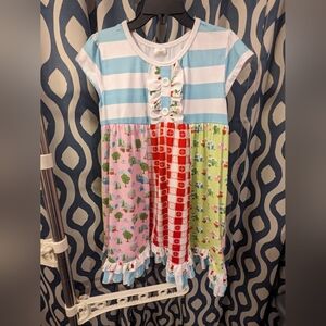 Camping Themed Boutique Dress, Campers, 8